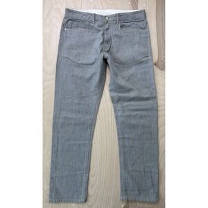Men's Gray Straight-Leg Jeans - Classic Everyday Denim